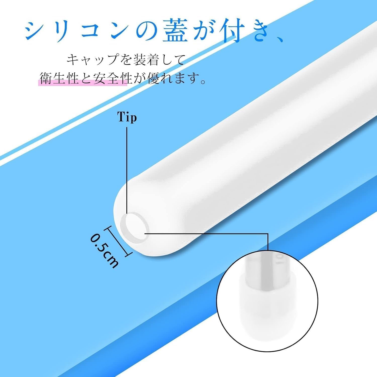 ローション注入器 2本セット 10ml大容量 プラスチック注射器 尿道プラグ ラブインジェクション (白&黒) - 画像 (3)
