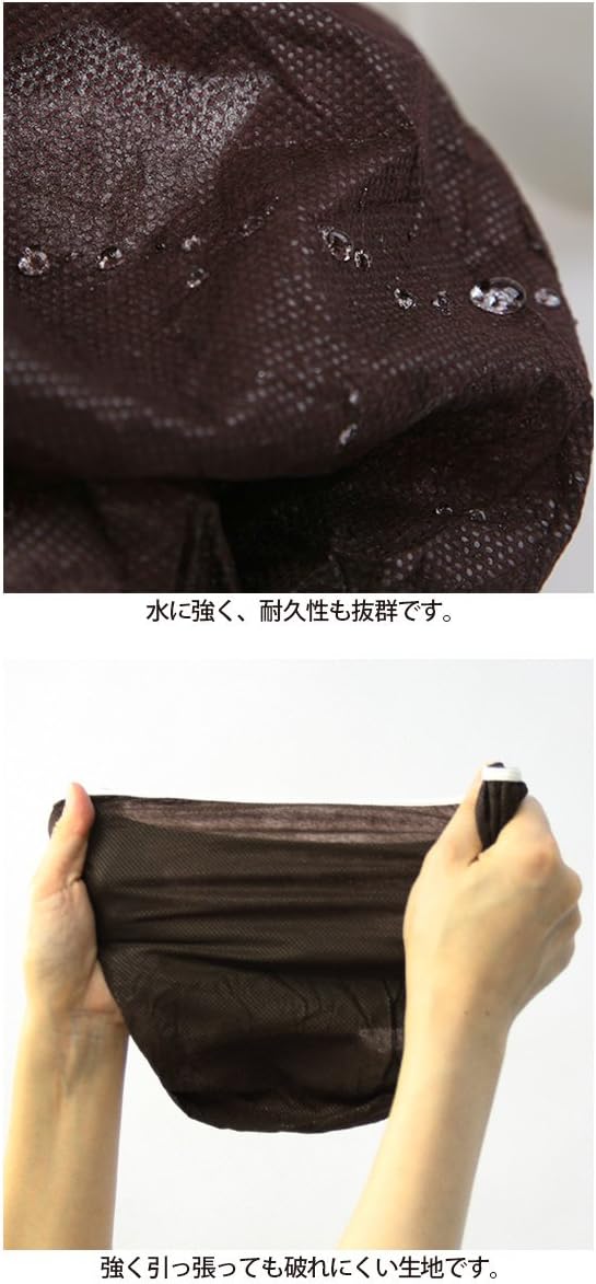 紙ショーツ(使い捨て紙パンツ) フリーサイズ 50枚組 ブラウン - 画像 (3)