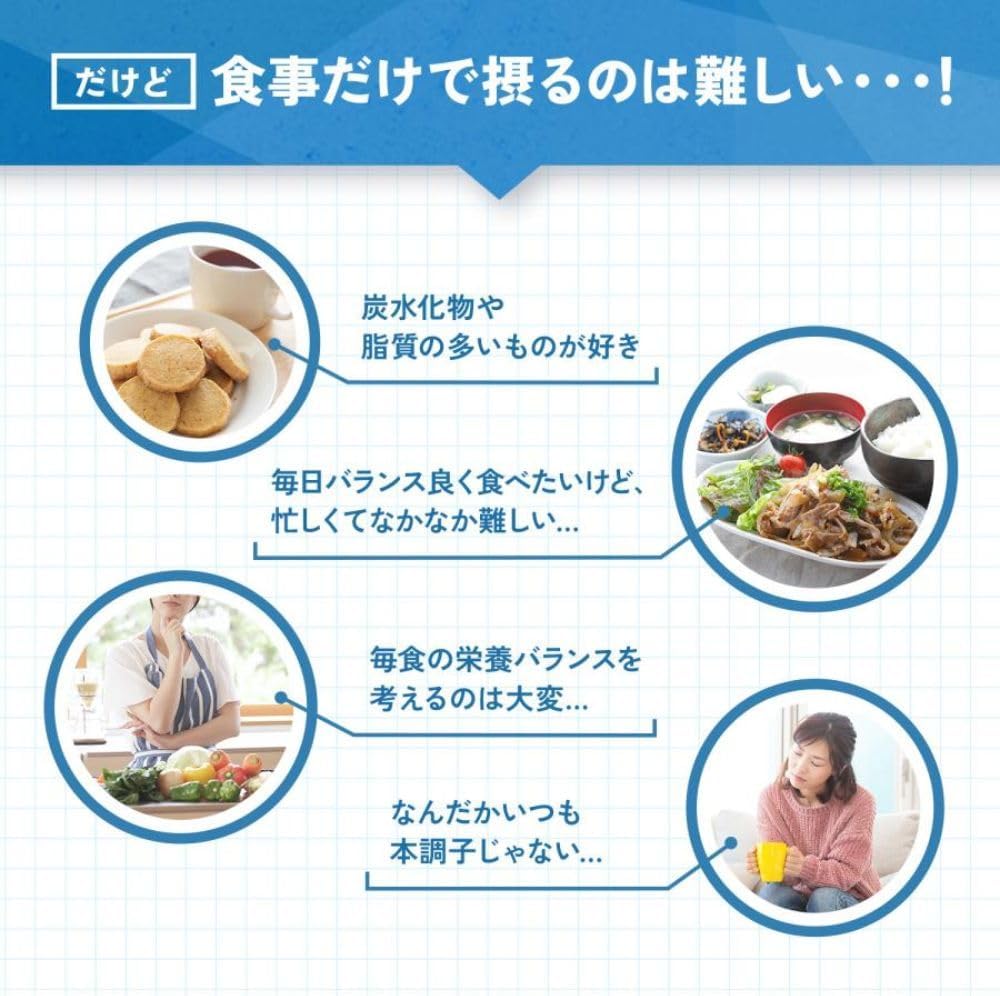 ファンケル(FANCL) 【新品】マルチビタミン&ミネラルベースパワー 30日分 説明書付き 栄養不足時のサプリメント(ビタミン・ミネラル・カルシウム・鉄) - 画像 (5)