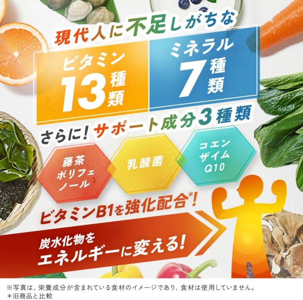 ファンケル(FANCL) 【新品】マルチビタミン&ミネラルベースパワー 30日分 説明書付き 栄養不足時のサプリメント(ビタミン・ミネラル・カルシウム・鉄) - 画像 (3)