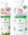 アロベビー ミルクローション 150ml ジェントルアロマの香り + ベビーソープ本体 (ALOBABY オーガニック スキンケア セット) 天然由来100％・国産・オーガニック・コスモスオーガニック認証